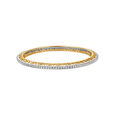 Intricate Gold and Diamond Bangle,,hi-res 2