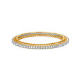 Carved Design Monorail Diamond Bangle,,hi-res 