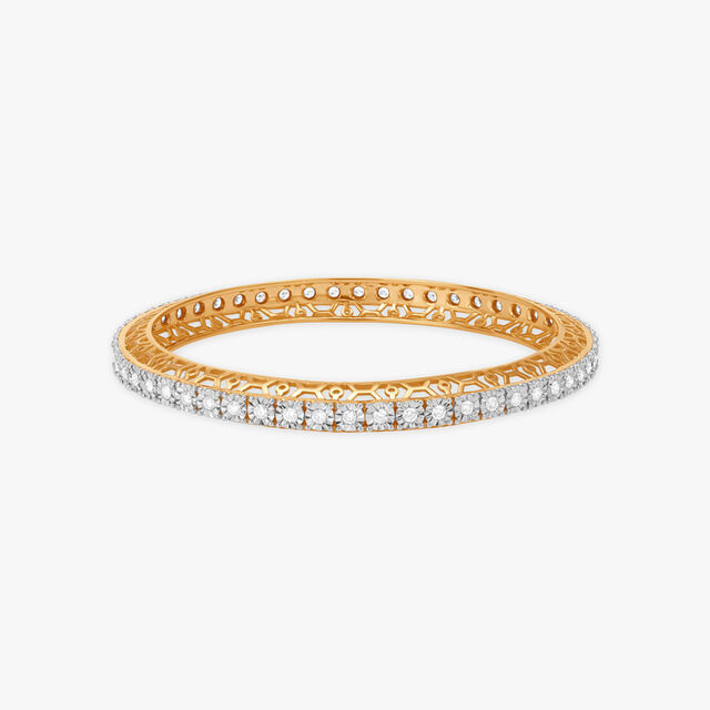 Traditional Sparkle Diamond Bangle,,hi-res 