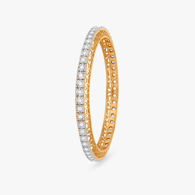Traditional Sparkle Diamond Bangle,,hi-res 2