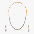Contemporary Charm Diamond Necklace Set 