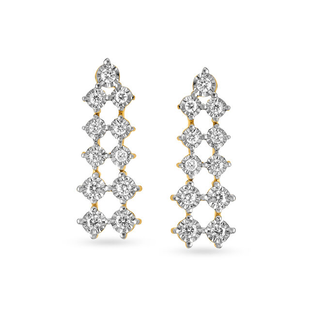 Timeless Diamond Necklace Set in Yellow and White Gold 3