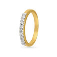 Resplendent 18 Karat Yellow Gold And Diamond Finger Ring,,hi-res 