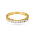 Resplendent 18 Karat Yellow Gold And Diamond Finger Ring,,hi-res 2