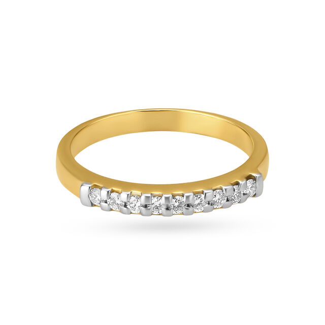 Resplendent 18 Karat Yellow Gold And Diamond Finger Ring,,hi-res 2