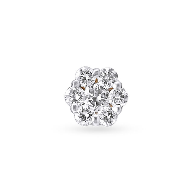 Delightful Diamond Nose Pin,,hi-res 