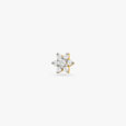 Dazzling Gold and Diamond Nose Pin 2