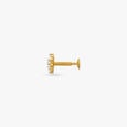 Dazzling Gold and Diamond Nose Pin 3