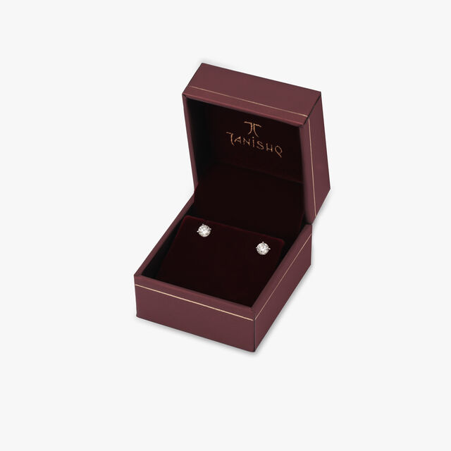 Refined Elegance Martini Diamond Stud Earrings