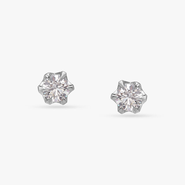 Flamboyant Martini Diamond Stud Earrings