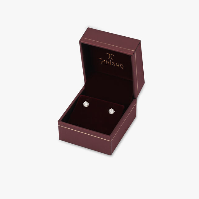 Flamboyant Martini Diamond Stud Earrings