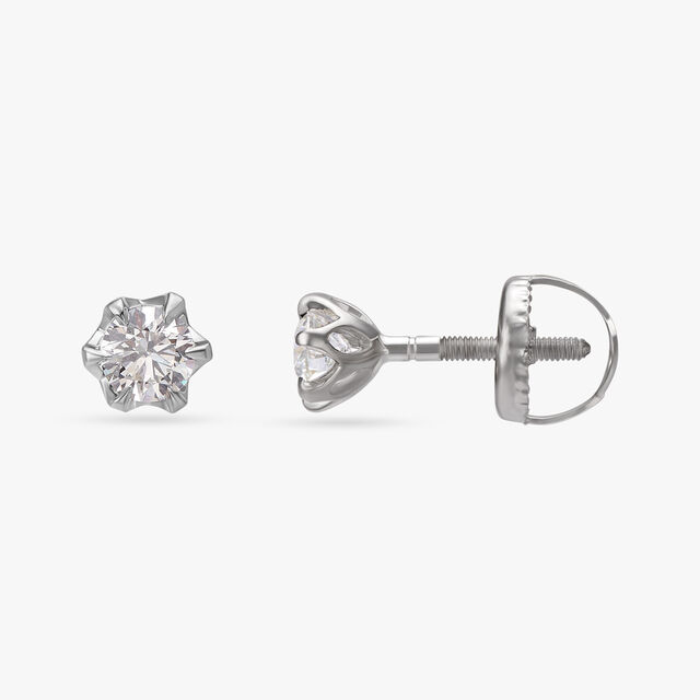 Flamboyant Martini Diamond Stud Earrings