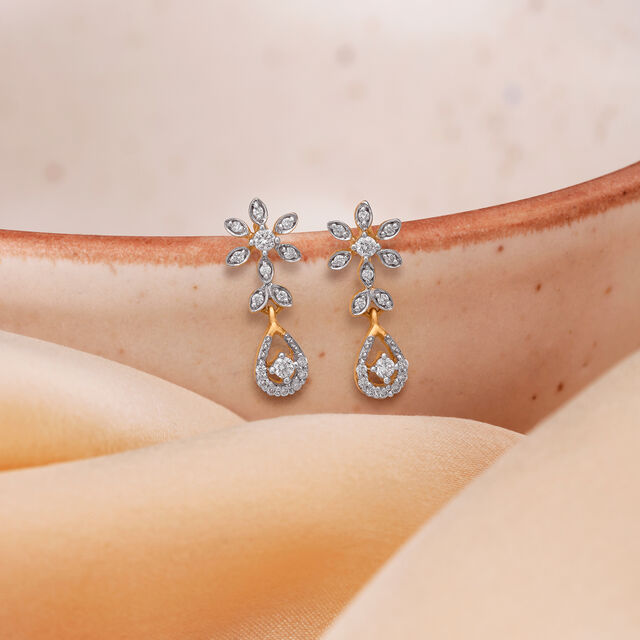 Flawless Diamond Drop Earrings 