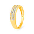 Spangled 18 Karat Gold And Diamond Finger Ring,,hi-res 
