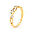 Exquisite Diamond Leaf Pattern Vine Ring,,hi-res 