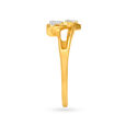 Romantic 18 Karat Yellow Gold And Diamond Dual Hearts Ring,,hi-res 3