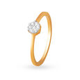 Timeless 18 Karat Yellow Gold And Diamond Floral Ring,,hi-res 