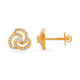 Contemporary Eternity Diamond Stud Earrings 2