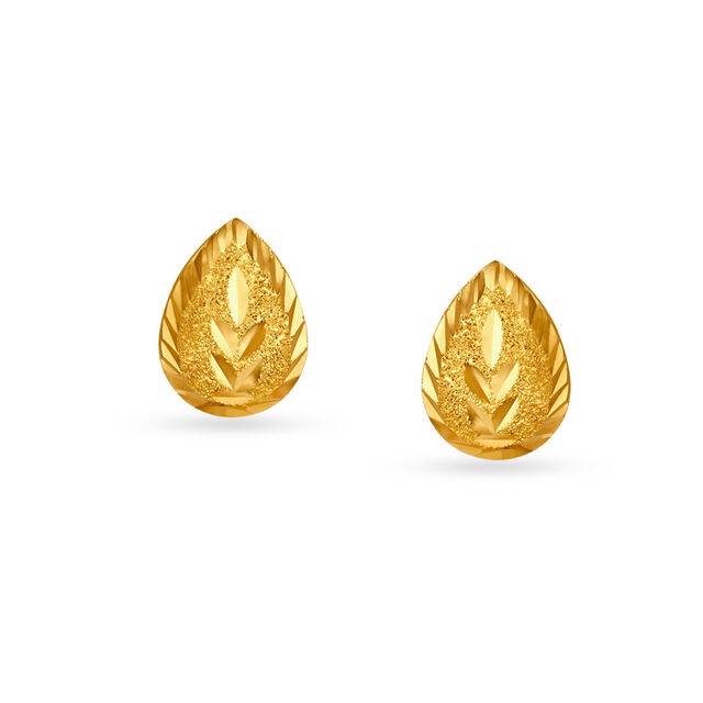 Dainty Gold Drop Earrings 3