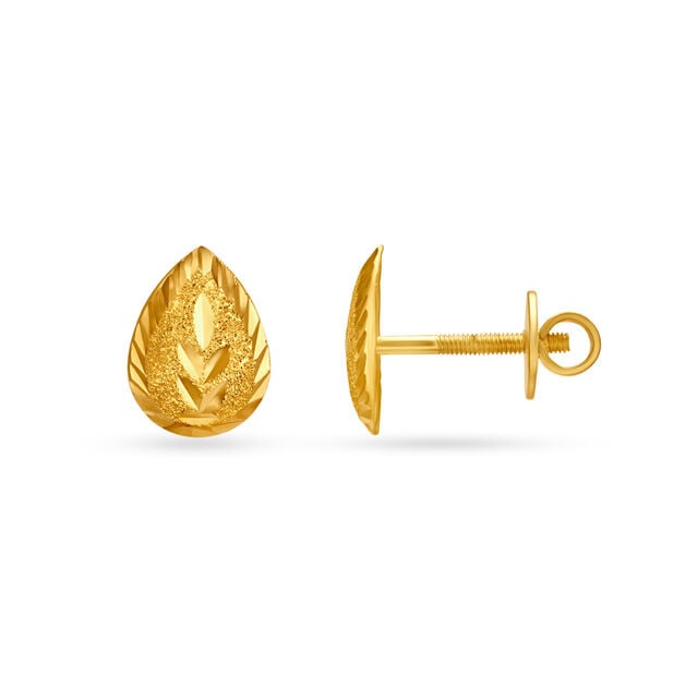 Dainty Gold Drop Earrings 4