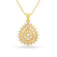 Radiant Pendant with Un-cut Diamonds,,hi-res 