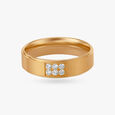 Refined Sparkle Diamond Finger Ring For Men 2