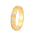 Lavish 18 Karat Yellow And White Gold And Diamond Finger Ring,,hi-res 