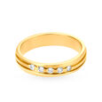 Lavish 18 Karat Yellow And White Gold And Diamond Finger Ring,,hi-res 2