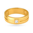 Sophisticated 18 Karat Gold And Diamond Ring 2