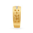 Sophisticated 18 Karat Yellow Gold And Diamond Stacked Finger Ring,,hi-res 3