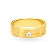 Classic Line Pattern Diamond Band for Men,,hi-res 2
