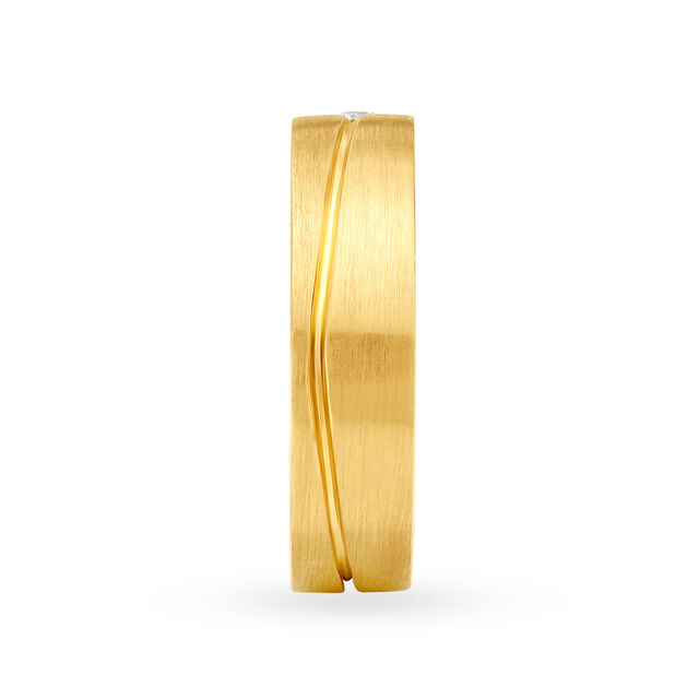 Classic Line Pattern Diamond Band for Men,,hi-res 3