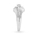 Swirl Diamond Finger Ring 3