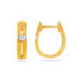 Chic Diamond Hoop Earrings,,hi-res 2