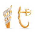 Artistic Diamond Stud Earrings 2