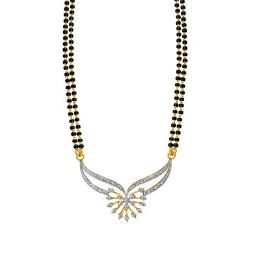 Sleek Diamond Mangalsutra