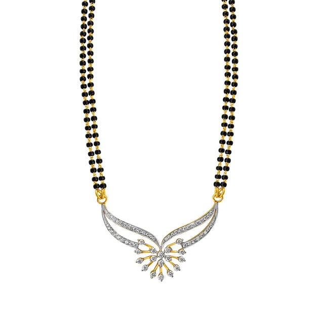 Sleek Diamond Mangalsutra,,hi-res 