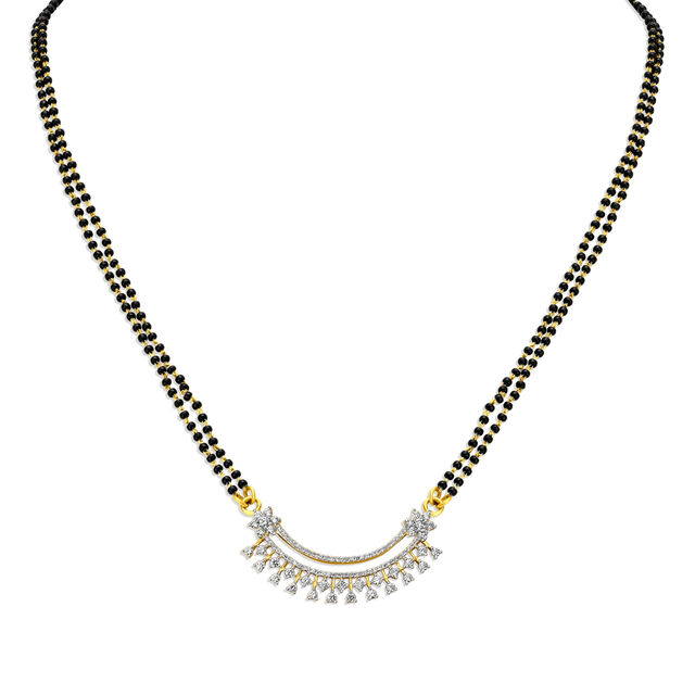 Tiered Glam Diamond Mangalsutra,,hi-res 2