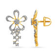 Imposing Contemporary Floral Diamond Necklace Set 4