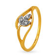 Evergreen Leaf Diamond Ring,,hi-res 