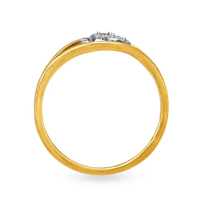 Evergreen Leaf Diamond Ring,,hi-res 3