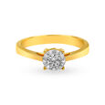 Iconic 18 Karat Gold And Diamond Finger Ring 2