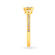 Coruscating 18 Karat Yellow Gold And Diamond Finger Ring,,hi-res 3