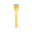 Classic 18 Karat Yellow Gold And Diamond Cluster Ring 3