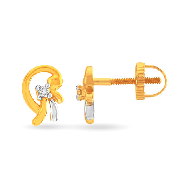 Contemporary Diamond Stud Earrings,,hi-res 2
