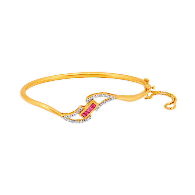 Amalia Diamond and Ruby Bangle,,hi-res 