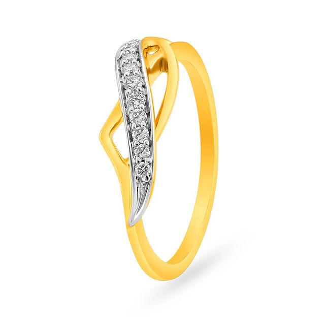 Contemporary Eternity Diamond Ring