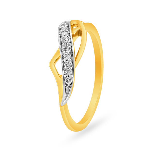 Elegant Gold Diamond Eternity Ring 