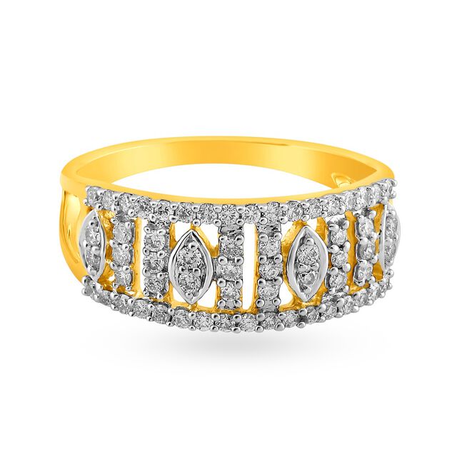 Breath-taking Contemporary Diamond Finger Ring 2