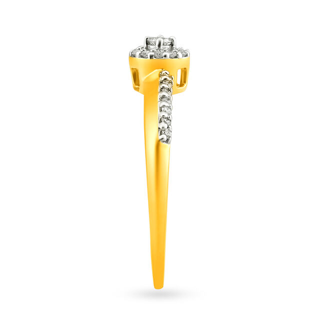 Contemporary Pointer Diamond Finger Ring,,hi-res 3